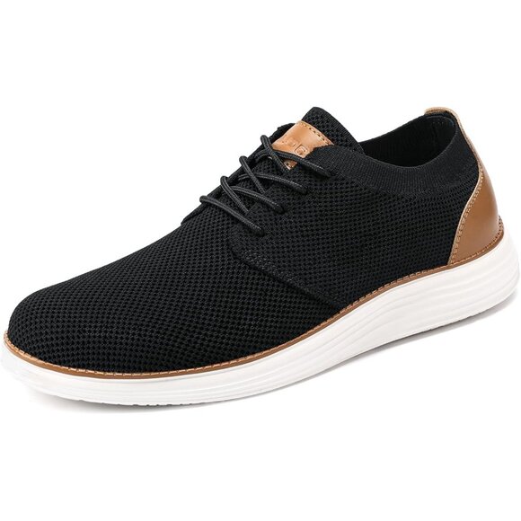 🆕VILOCY Men's Black Fashion Business Comfortable Breathable Dress Sneaker - Picture 7 of 9
